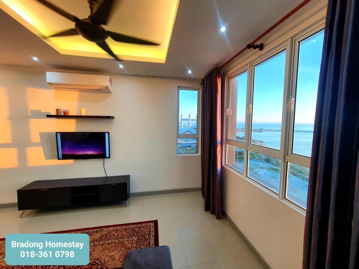 Bradong Homestay - Musllm Only, 3 Queen Bedrooms, Seaview, Infinity Pool, Gym, Near Drawbridge & Ktcc Mall Kuala Terengganu Zewnętrze zdjęcie