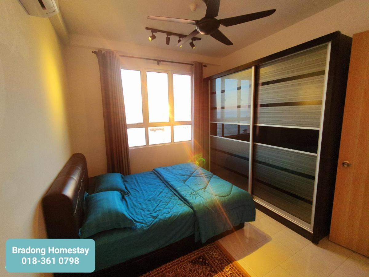 Bradong Homestay - Musllm Only, 3 Queen Bedrooms, Seaview, Infinity Pool, Gym, Near Drawbridge & Ktcc Mall Kuala Terengganu Zewnętrze zdjęcie